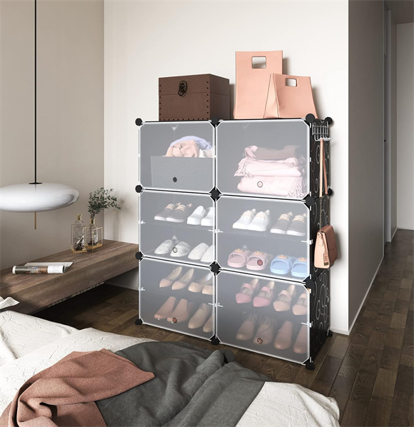 plastic shoe rack